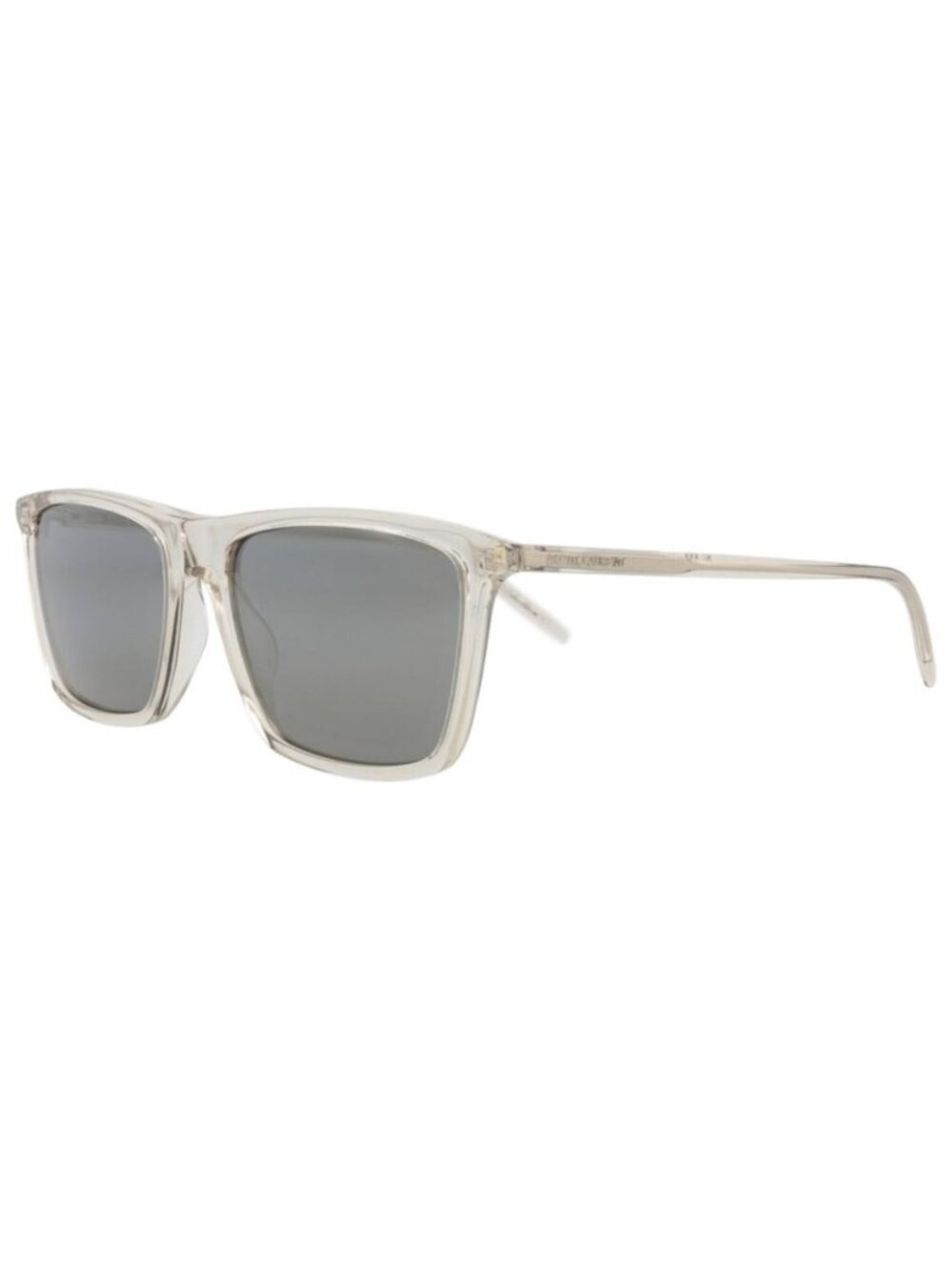 New Saint Laurent Mens Square/Rectangle Beige Beige Silver Fashion Designer Sung